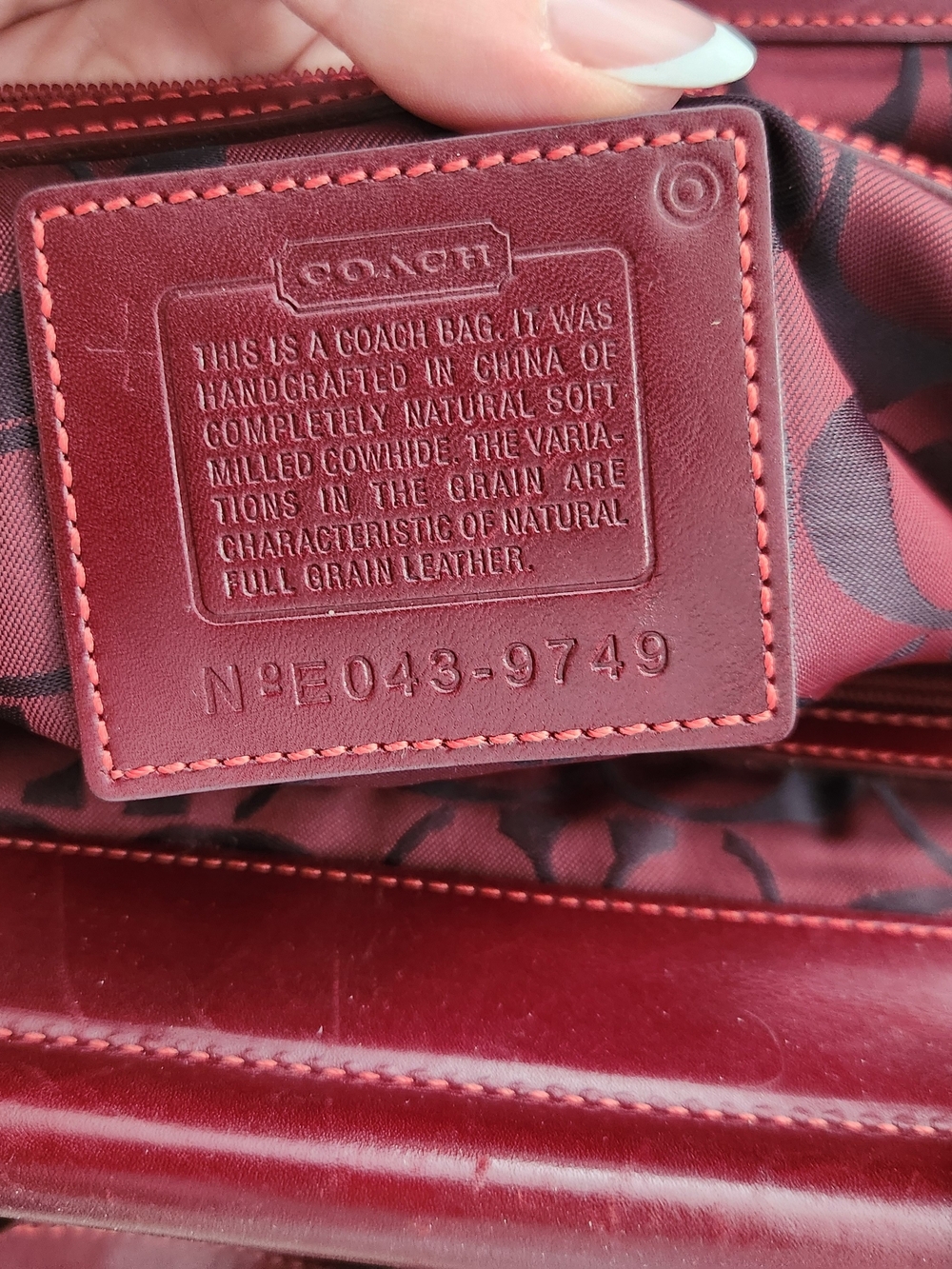 Authentic Coach Leather Satchel – Style 9749 – Excellent Condition Y2K - Picture 5 of 8